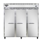 image of Continental Refrigerator 3RRFN 78" 3-Section Reach-In Refrigerator/Freezer Combo w/ 3 Solid Doors