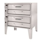 image of Bakers Pride 4152 66" Gas Pizza Deck Oven, Double Deck