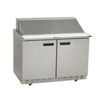 image of Delfield 4448NP-18M 48" Mega Top Sandwich / Salad Prep Table w/ 2 Doors, 18 Pans