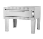 image of Zesto 902 48" Electric Single-Deck Oven w/ 1-1/2" Stone Hearth, Individual Top/Bottom Controls