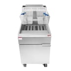 image of Atosa USA ATFS-75-LP Full Pot Floor Model Gas Fryer - Open box