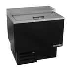image of Beverage Air GF34HC-B 34" Glass and Plate Chiller, 6.4 cu. ft. - Open box