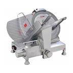 image of Eurodib USA HBS-300L 12" Manual Meat Slicer, Belt Driven, Aluminum, 230 Watt, 1/3 Hp - Open box