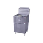 image of Serv-Ware SGF-70L Floor Model Liquid Propane Gas Full Pot Fryer, 80 lb Oil Capacity - Open box