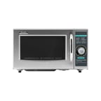 image of Sharp R-21LCFS 1000W Medium Duty Commercial Microwave Oven,Stainless Steel Door - Open box