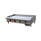 image of Sierra SRTG-48 48" Countertop Gas Griddle with Thermostatic Controls, 3/4" Thick Plate - Open box