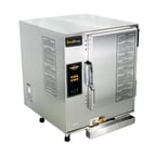 image of AccuTemp N61201E060 Countertop Gas Boilerless Convection Steamer w/ 6 Pans, 60.000 BTU