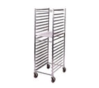 image of Winholt ADE1820B-KDA 20 Pan End Load Aluminum Bun / Sheet Pan Rack w/ 3" Bottom Load Slides