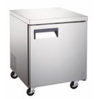 image of Grista GRUCFZ-27 27" 1-Section Undercounter Freezer w/ Solid Door, 6.3 cu. ft.