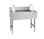 image of Advance Tabco CRI-12-36-7-X 36" Stainless Steel Underbar Ice Bin with 7-Circuit Cold Plate