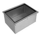 image of Advance Tabco D-24-IBL-X 21" Drop-In Ice Bin, 50 lbs. Capacity, Insulated