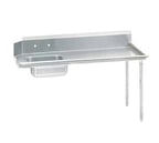image of Advance Tabco DTS-S70-84R-X 83" Straight Soiled Dishtable w/ Right Table, Pre-Rinse Sink, 10.5" Backsplash