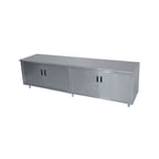 image of Advance Tabco EHB-SS-309 Cabinet Base Hinged Doors Work Table