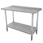 image of Advance Tabco FMSLAG-242-X 24" Stainless Steel Top - 27" Work Table