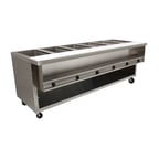 image of Advance Tabco HDSW-6-240-BS 93" Heavy Duty Hot Food Table, (6) Sealed Wells 
