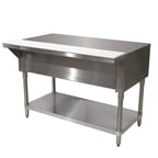 image of Advance Tabco STU-3 47" Solid Top Table with Undershelf