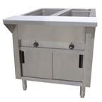 image of Advance Tabco SW-2E-120-DR 31" Electric Hot Food Table, (2) Sealed Wells 