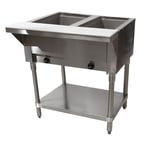 image of Advance Tabco SW-2E-120 31" Electric Hot Food Table, (2) Sealed Wells 