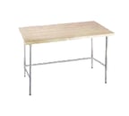 image of Advance Tabco TH2G-365 60" Wood Top Work Table