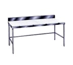 image of Advance Tabco TSPS-2410 120" Poly Top Work Table