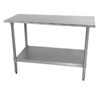 image of Advance Tabco TT-308-X 96" Stainless Steel Top 85" - Work Table
