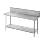 image of Advance Tabco VKS-3611 132" Stainless Steel Top 121" - Work Table
