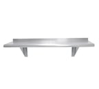 image of Advance Tabco WS-12-132-16 16 Gauge Satin Stainless Steel Wall Mounted Shelf - 132" x 12"