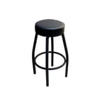 image of AAA Furniture Wholesale SRB-316 Bar Stool with Upholstered Seat, Black