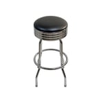 image of AAA Furniture Wholesale SRB/BAND BVS Bar Stool with Upholstered Seat