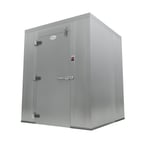 image of AmeriKooler QF060687**FBRF-448A 6" X 6" Indoor Quick Ship Walk-In Freezer with Floor, Remote