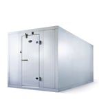 image of AmeriKooler QF061277**FBRF 6' X 12' Quick Ship Indoor Walk-In Freezer w/ Floor, Remote