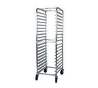 image of Winholt AL-1812B 12 Pan Full Height Mobile End Load Aluminum Bun / Sheet Pan Rack
