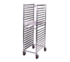 image of Winholt AL-1820BKD-HD 20 Pan Full Height Mobile End Load Aluminum Bun / Sheet Pan Rack
