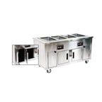 image of Alluserv AHF6HIB 94" Evolution Series Electric Hot Food Counter, (6) Wells