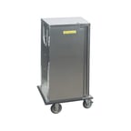 image of Alluserv TC12-12 Stainless Steel 12 Tray Elite Meal Delivery Cart w/ 1 Compartment