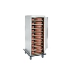 image of Alluserv VL2020A Aluminum 20 Tray Value Line Meal Delivery Cart w/ 1 Compartment