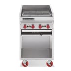 image of American Range ADJF-24 24" Floor Model Gas Radiant Charbroiler w/ (4) Burners, 80.000 BTU