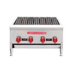 image of American Range ARRB-72 72" Countertop Gas Radiant Charbroiler w/ (12) Burners, 180.000 BTU