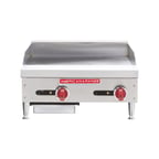 image of American Range ARTG-60 60" Countertop Gas Griddle with Thermostatic Controls, 1" Steel Plate, 150.000 BTU