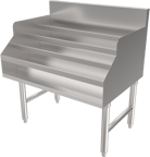 image of American Tables & Seating MET-LQD-30 Underbar Bottle Display Unit