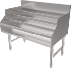 image of American Tables & Seating MET-LQD-36 Underbar Bottle Display Unit