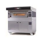 image of AMPTO AMALFI B1X 52" Electric Pizza Oven, (6) 12" or (2) 18" pizza capacity