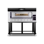 image of AMPTO P110G A1X 58" Single Deck Gas Pizza Oven 