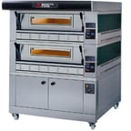 image of AMPTO P110G B2 58" Double Deck Gas Pizza Oven