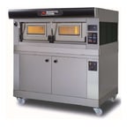 image of AMPTO P120E A1PAS 63"Electric Single-Deck Bakery Oven w/ 20 Customizable Programs