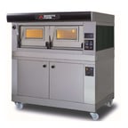 image of AMPTO P120E B1PAS-30 63" Electric Single-Deck Bakery Oven w/ 20 Customizable Programs