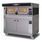 image of AMPTO P120E B1PAS 63"Electric Single-Deck Bakery Oven w/ 20 Customizable Programs