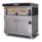 image of AMPTO P120E C1PAS-30 63" Electric Single-Deck Bakery Oven w/ 20 Customizable Programs