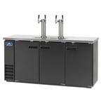 image of Arctic Air ADD72R-2 73" 2 Columns Draft Beer Cooler w/ 4 Kegs Capacity, 20.7 cu. ft.