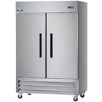 image of Arctic Air AF49 54" Two Section Reach-In Freezer w/ 2 Solid Doors, Bottom Mounted, 49 cu. ft.